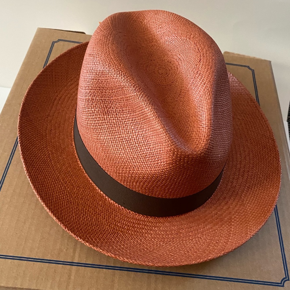 Fedora straw hat